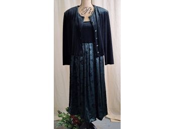 Dress And Matching Jacket From Coldwater Creek Size 14