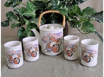 Vintage Sone Teapot And Teacups Made In Japan