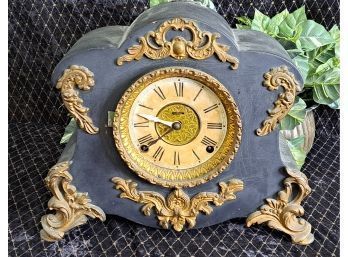 Elegant Antique E. Ingraham & Co Mantle Clock