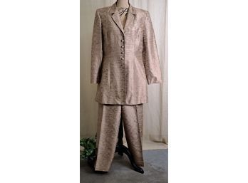 Two Piece Silk Suit Travis Ayers Size 14
