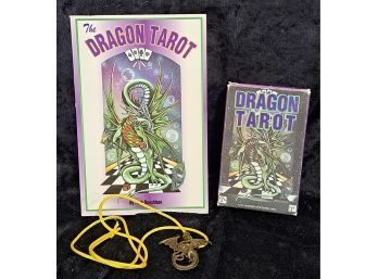 Dragon Tarot With Book And Dragon Necklace
