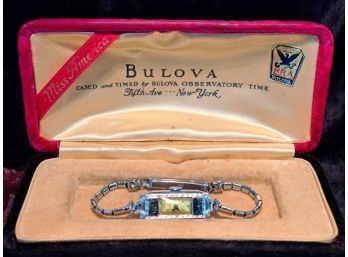 Vintage Bulova 'Miss America' Watch 10k Rolled Gold Plate