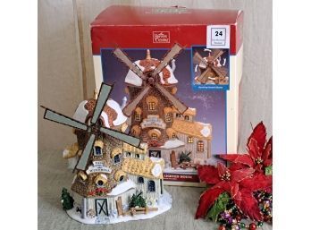 Wonderful Windmill From The Lemax Village Collection