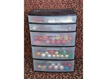 Wow! A Five Drawer Chest Stuffed Full Of Ornaments