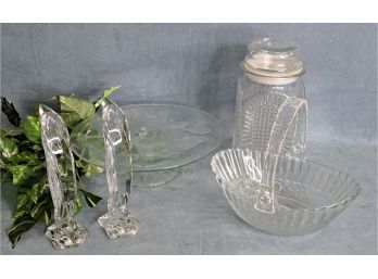 Decor Collection With Lenox Crystal Candleholders