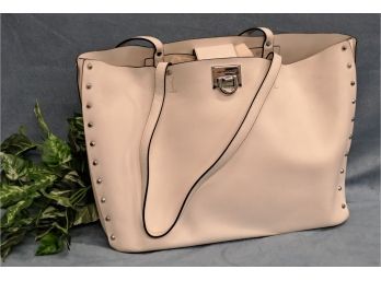 Michael Kors Large Leather Tote With Stud Detail