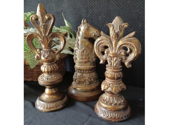 Trio Of Large Chess Pieces