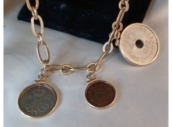 1/20 14K GF Necklace With Danish Coins