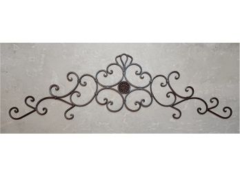 Large Wrought Iron Scroll Wall Hanging