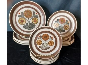 Denby Mayflower Dishes-12 Pieces