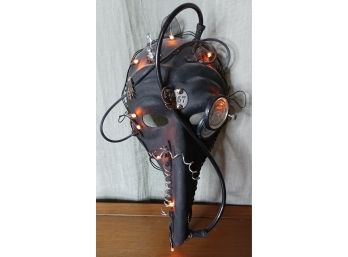 Handcrafted Steampunk Lighted Venetian Style Mask
