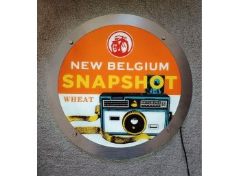 New Belgium Snapshot Lighted Clock