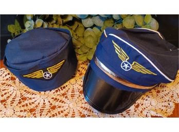 Costume Pilot And Stewardess Hats