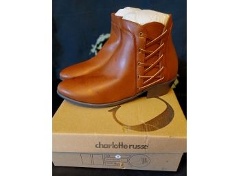 Charlotte Russe Brown Ankle Boots
