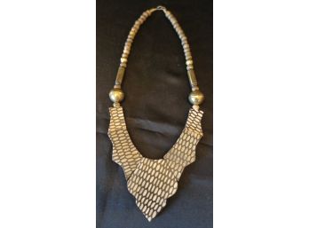 Vintage African Style Wood Necklace