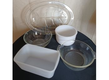 5 Pieces Of Vintage Glassware