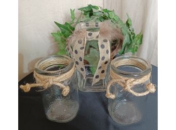 Trio Of Decorative Jars