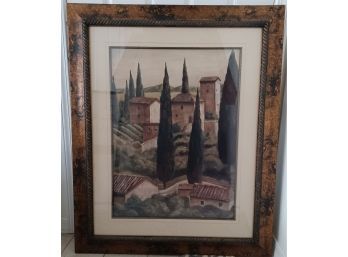 Large Tuscan Countryside Framed Print