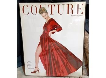 Framed Couture Poster