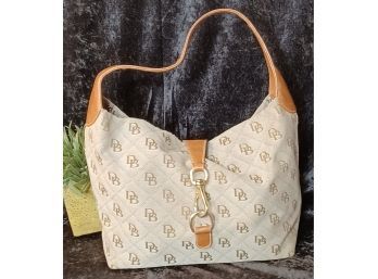 Leather And Fabric Dooney & Bourke Bag