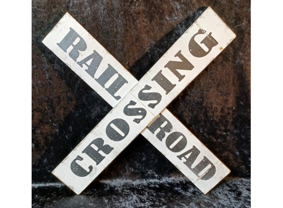 Fun Railroad Crossing Sign
