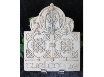 Beautiful Welcome Plaque By Filigree