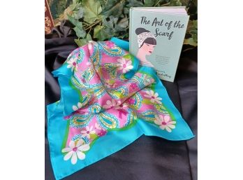 Beautiful Lilly Pulitzer Silk Scarf And The Art Of The Scarf