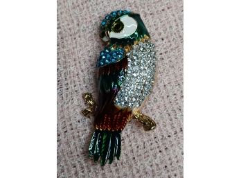 Dazzling Vintage Owl Pin