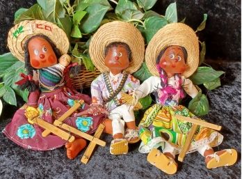Adorable Marionette Trio From Mexico