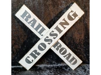 Fun Railroad Crossing Sign