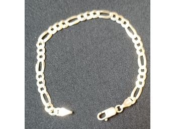 6 1/2' Sterling Figaro Bracelet