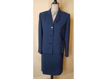 Vintage Casual Corner Navy Suit