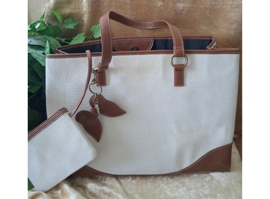 Coldwater Creek Canvas Tote