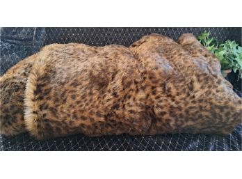 6 Yards Leopard Print Faux Fur