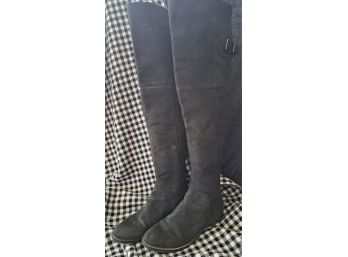 Micro Suede Over The Knee Boots