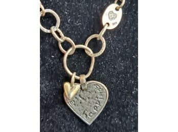 PZ Israel Sterling Heart Necklace