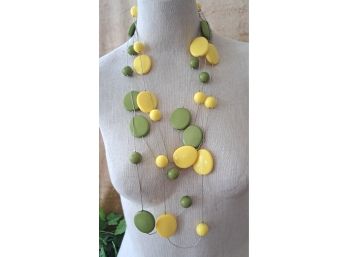 Pair Of Funky, Mod 60' Necklaces