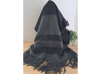 Goodfellow & Co Black And Gray Shawl