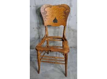 Victorian Tiger Oak Project Chair