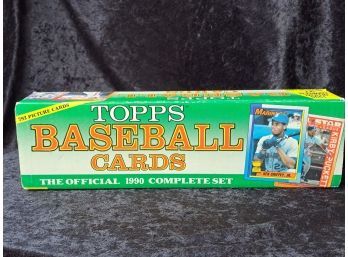 The Official 1990 Complete Set Of  Topps Baseball Cards