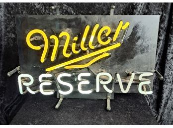 Vintage Miller Reserve Neon Bar Sign