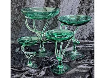 4 Stunning Art Glass Pieces By Josephina Krosno