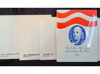 USPS Mini Stamp Sets 1972, 1979, 1980, 1981