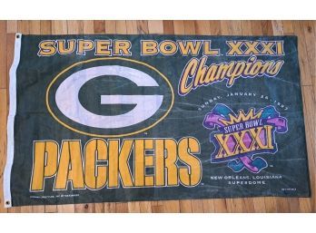 Green Bay Packers Super Bowl XXXI Flag 1997