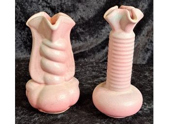 Pair Of Vintage Niloak Ozark Bud Vases
