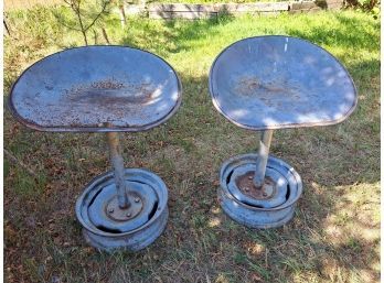 Pair Of Vintage Tractor Seat Bar Stools