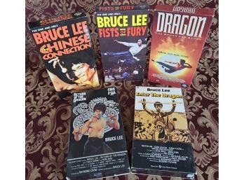 Collection Of Bruce Lee Movies In VHS