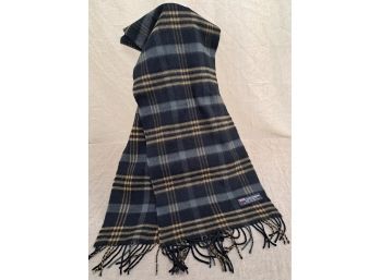 Gorgeous Cashmere Plaid Scarf Made In Scotland