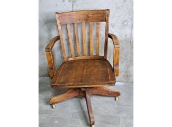 Vintage Maple Office Chair