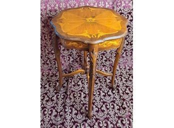 Gorgeous Antique/ Vintage Inlaid Side Table